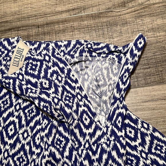 Lucy love, Blue and white shorts - Picture 3 of 4